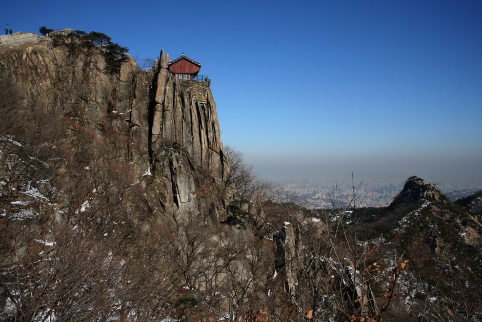 북한산 백운대 정상 파노라마 전경
