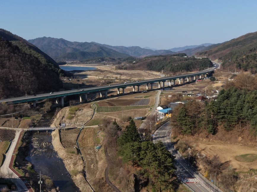 한라산 관음사 코스 계곡 풍경