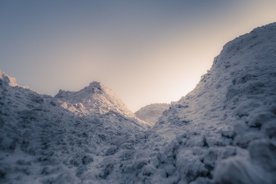 지리산 천왕봉 정상 일출 풍경