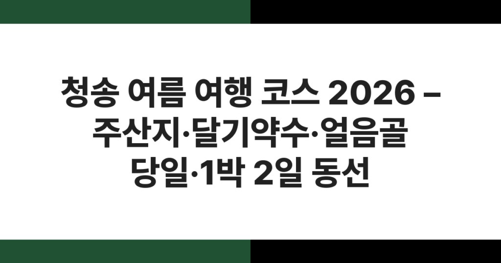 경북 청송 주산지의 이른 아침 물안개와 수몰 왕버들 풍경