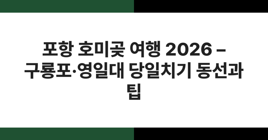 포항 호미곶 상생의 손 조형물과 동해 일출 전경